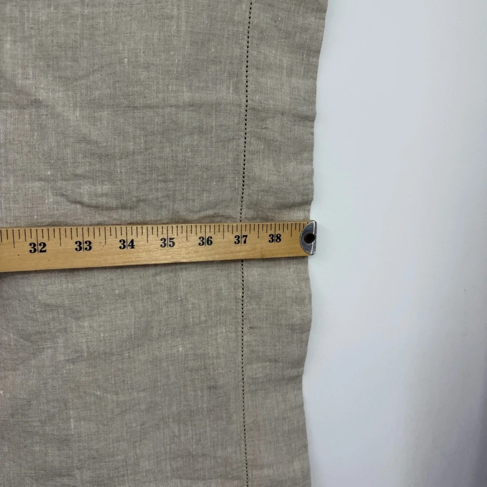 Pottery Barn 100%‎ Linen Flax King Pillow Sham beige